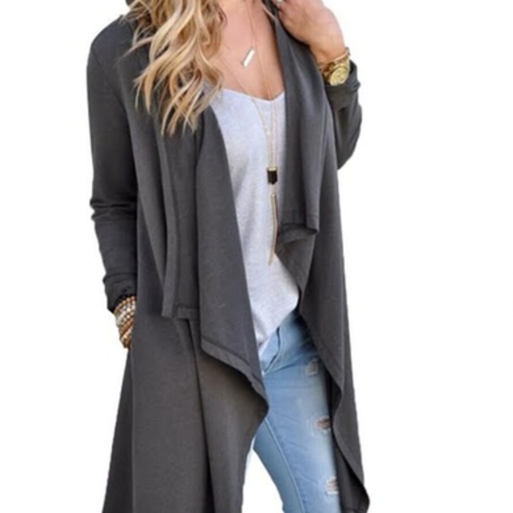 Leo Rosi Sweaters - NIB LEO ROSI Amber long cardigan gray XL